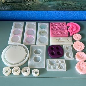 Large Selection of Silicone Molds Resin for craft Butterfly Fairy Stars